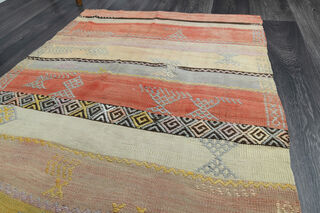 Vintage Kilim Small Rug - Thumbnail