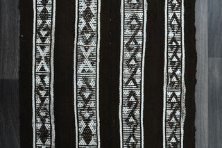 Vintage Black Small Rug - Thumbnail