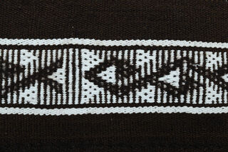 Vintage Black Small Rug - Thumbnail