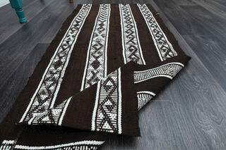 Vintage Black Small Rug - Thumbnail