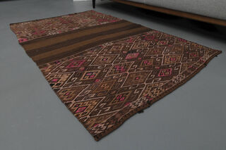 Vintage Turkish Kilim Rug - Thumbnail