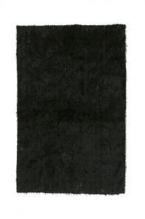 Vintage Black Flatweave Small Rug - Thumbnail