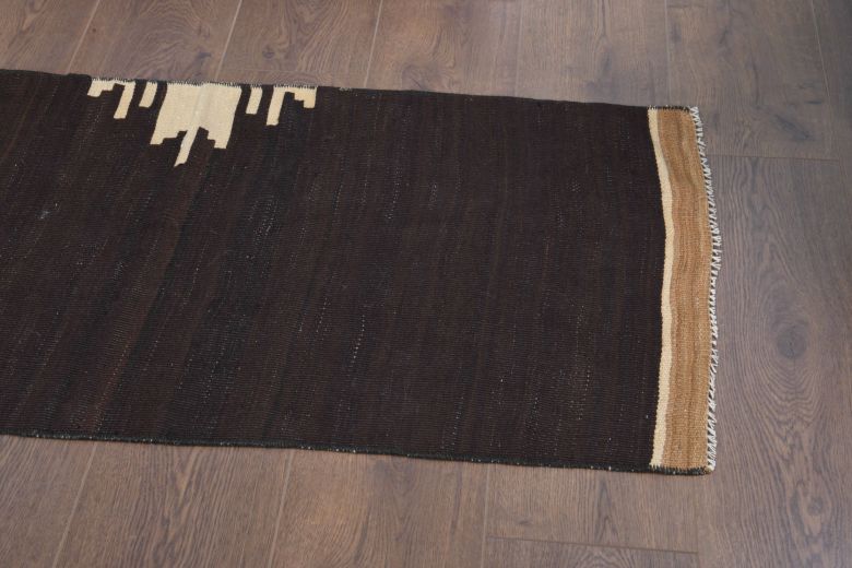 Vintage Dark Brown Runner