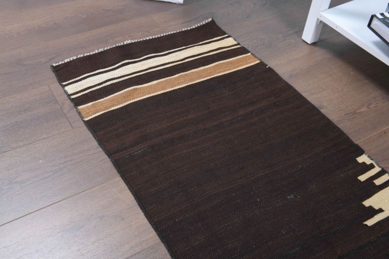 Vintage Dark Brown Runner