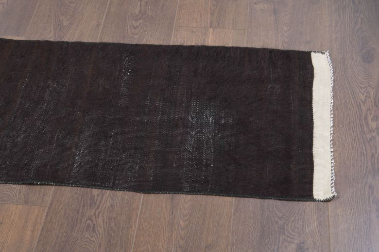 Vintage Brown Runner Rug