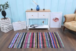 Colorful Vintage Kilim Runner - Thumbnail