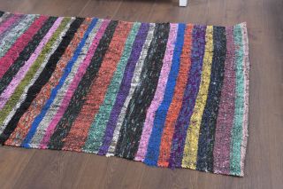 Colorful Vintage Kilim Runner - Thumbnail