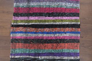 Colorful Vintage Kilim Runner - Thumbnail