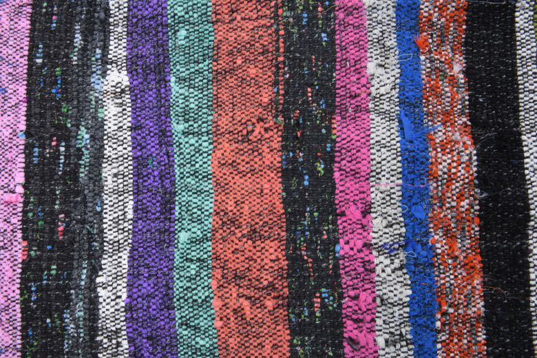 Colorful Vintage Kilim Runner