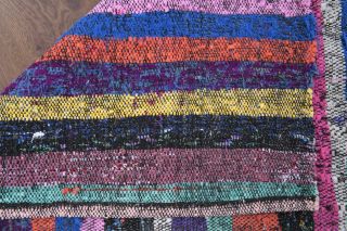 Colorful Vintage Kilim Runner - Thumbnail