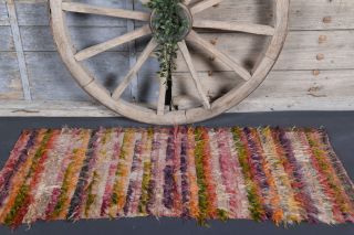 Colorful Vintage Small Rug - Thumbnail