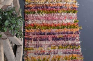 Colorful Vintage Small Rug - Thumbnail