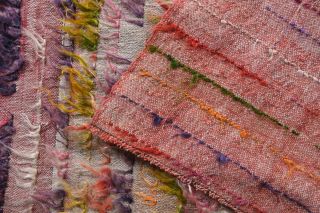 Colorful Vintage Small Rug - Thumbnail