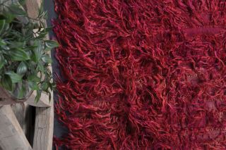 Red Vintage Small Rug - Thumbnail