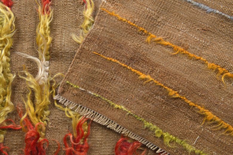 Angora Wool Vintage Small Rug