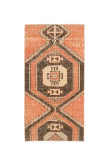 Vintage Small Red Rug - Thumbnail