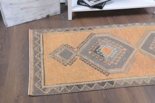 Pastel Orange Vintage Small Rug - Thumbnail