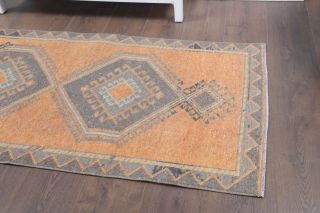 Pastel Orange Vintage Small Rug - Thumbnail