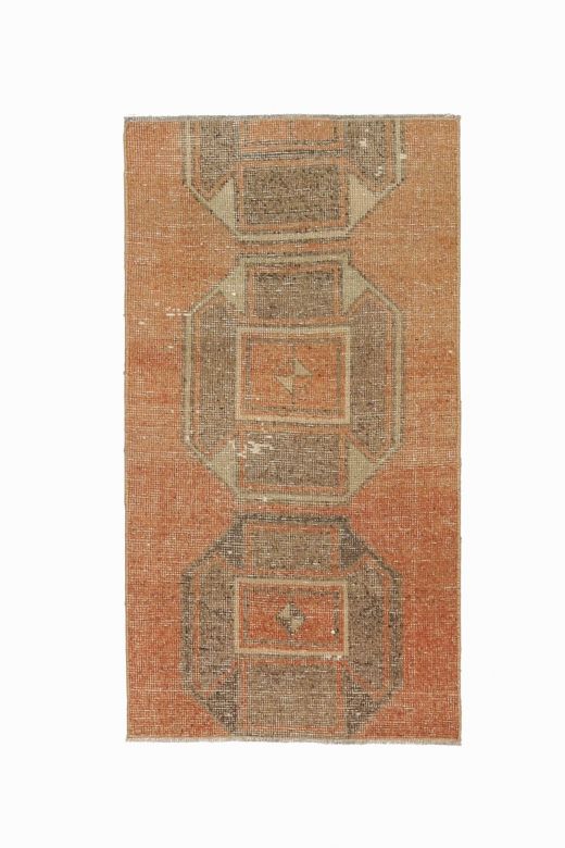 Faded Red Vintage Small Rug