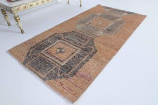 Faded Red Vintage Small Rug - Thumbnail