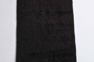 Black Flatweave Vintage Small Rug - Thumbnail
