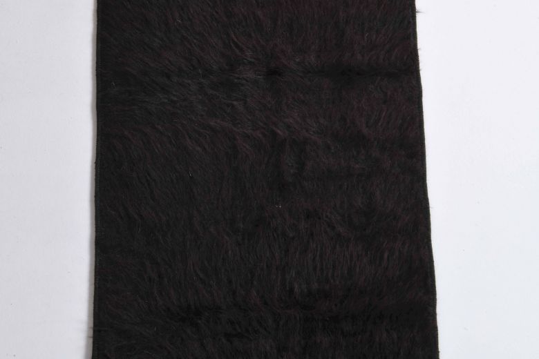 Black Flatweave Vintage Small Rug