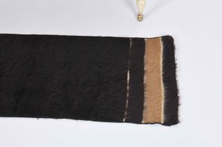 Black Flatweave Vintage Small Rug - Thumbnail