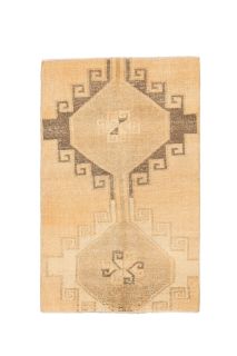 Vintage Tribal Throw Rug - Thumbnail