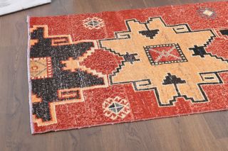 Vintage Turkish Red Rug - Thumbnail