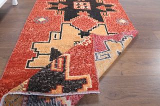 Vintage Turkish Red Rug - Thumbnail