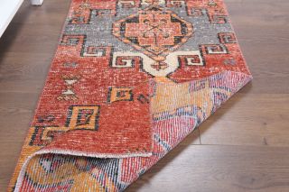 Oushak Vintage Red Rug - Thumbnail