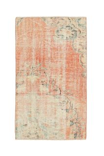 Vintage Faded Red Rug - Thumbnail