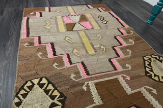 Brown Vintage Small Rug - Thumbnail