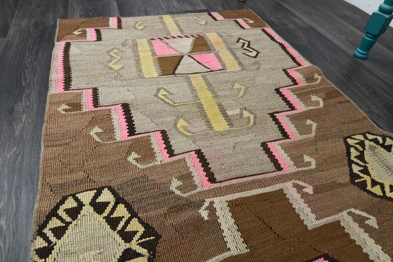 Brown Vintage Small Rug