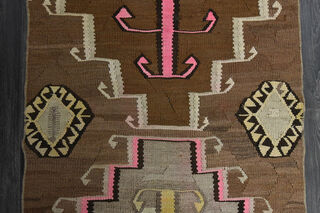 Brown Vintage Small Rug - Thumbnail