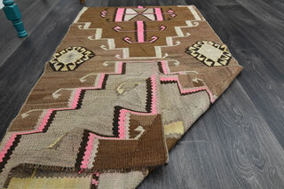 Brown Vintage Small Rug - Thumbnail