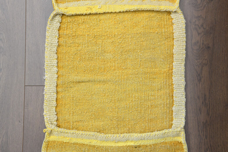 Yellow Handmade Camel Bag - Vintage Saddle
