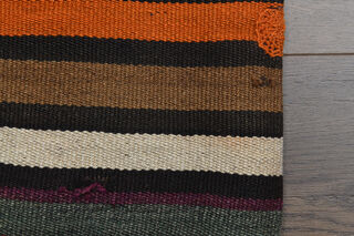 Vintage Bath Mat - Striped Kilim - Thumbnail