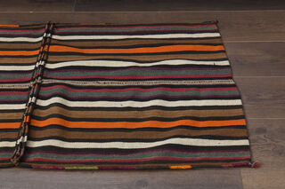 Vintage Bath Mat - Striped Kilim - Thumbnail