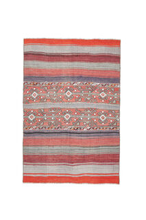 Vintage Turkish Kilim Rug 3x5 - Thumbnail