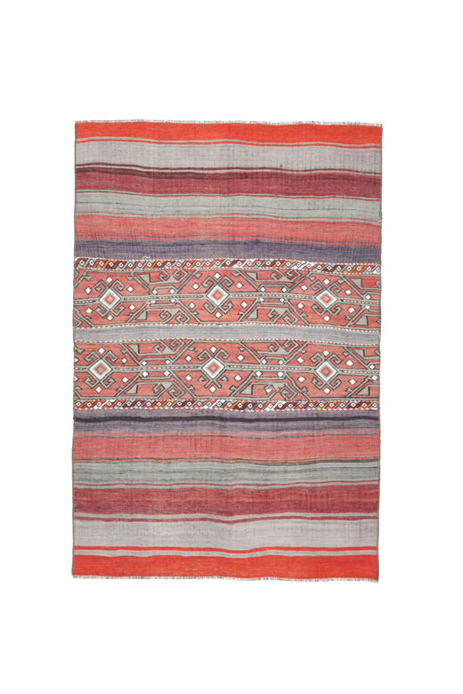 Vintage Turkish Kilim Rug 3x5