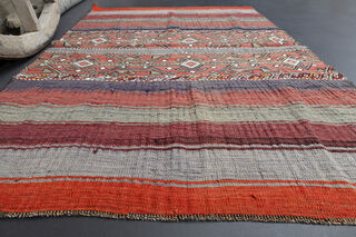 Vintage Turkish Kilim Rug 3x5 - Thumbnail