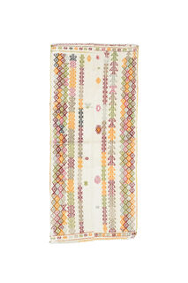 White Royal Kilim Runner - Thumbnail