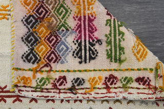 White Royal Kilim Runner - Thumbnail