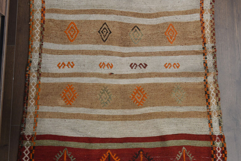 3'x4' Vintage Handmade Kilim Rug