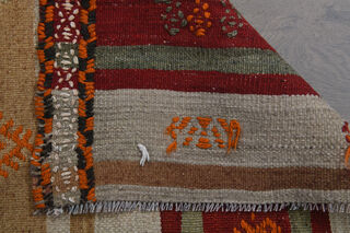 3'x4' Vintage Handmade Kilim Rug - Thumbnail