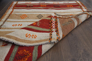 3'x4' Vintage Handmade Kilim Rug - Thumbnail