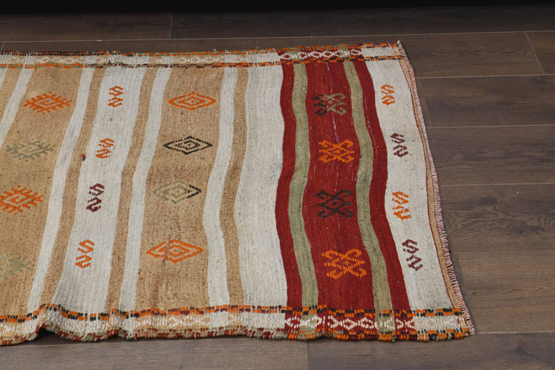 3'x4' Vintage Handmade Kilim Rug