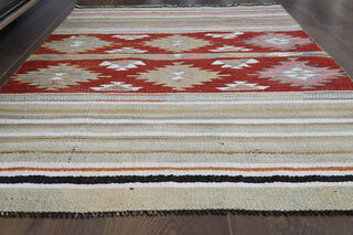 3x5 Handmade Vintage Accent Rug - Thumbnail