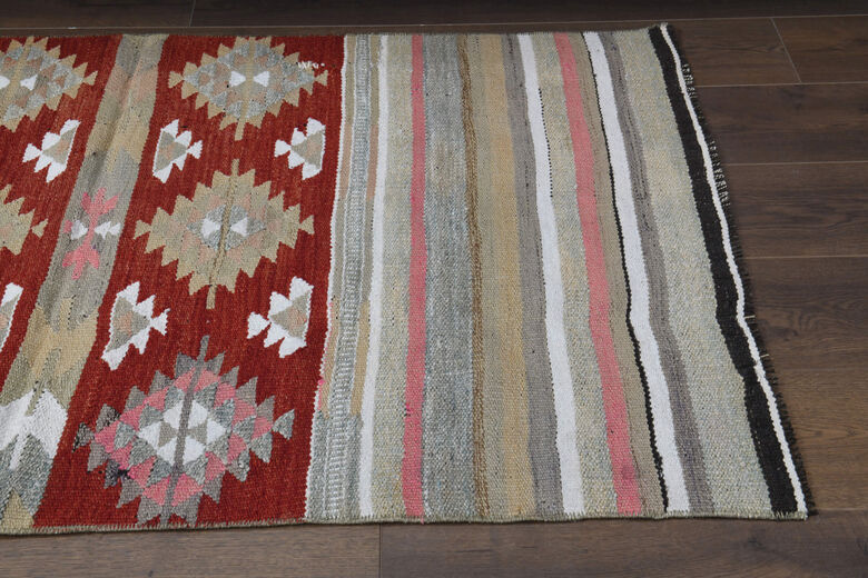 3x5 Handmade Vintage Accent Rug